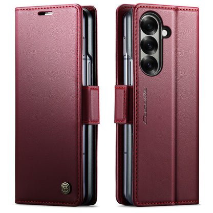 CaseMe 023 Series RFID Blocking PU Leather Wallet Case - For Samsung Galaxy Z Fold7