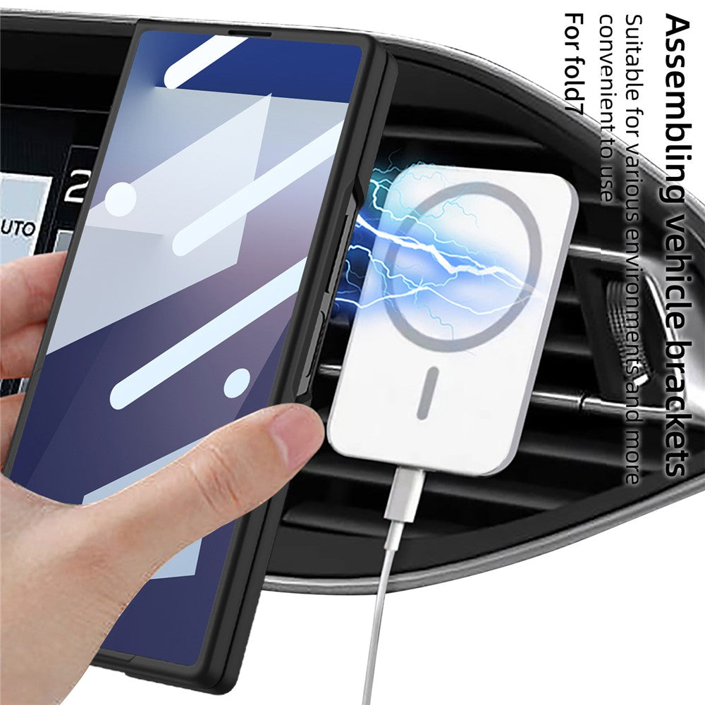 GKK Slim Hard PC + Tempered Glass Magnetic Case - For Samsung Galaxy Z Fold7
