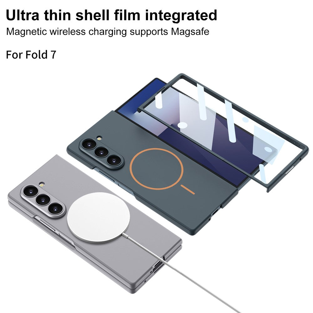 GKK Slim Hard PC + Tempered Glass Magnetic Case - For Samsung Galaxy Z Fold7