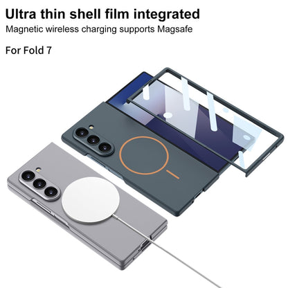 GKK Slim Hard PC + Tempered Glass Magnetic Case - For Samsung Galaxy Z Fold7