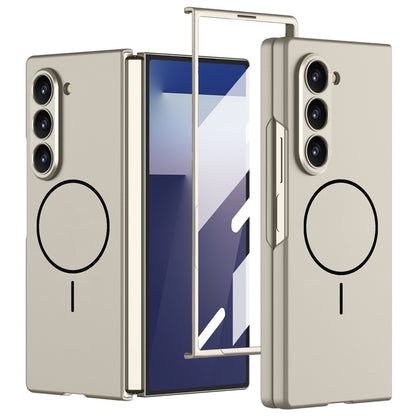 GKK Slim Hard PC + Tempered Glass Magnetic Case - For Samsung Galaxy Z Fold7