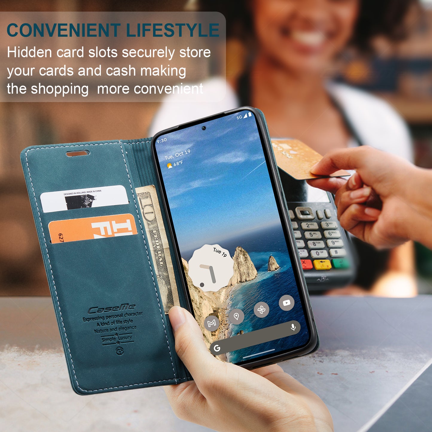 CaseMe 013 Series PU Leather Wallet Case - For Google Pixel 10 Pro / 10