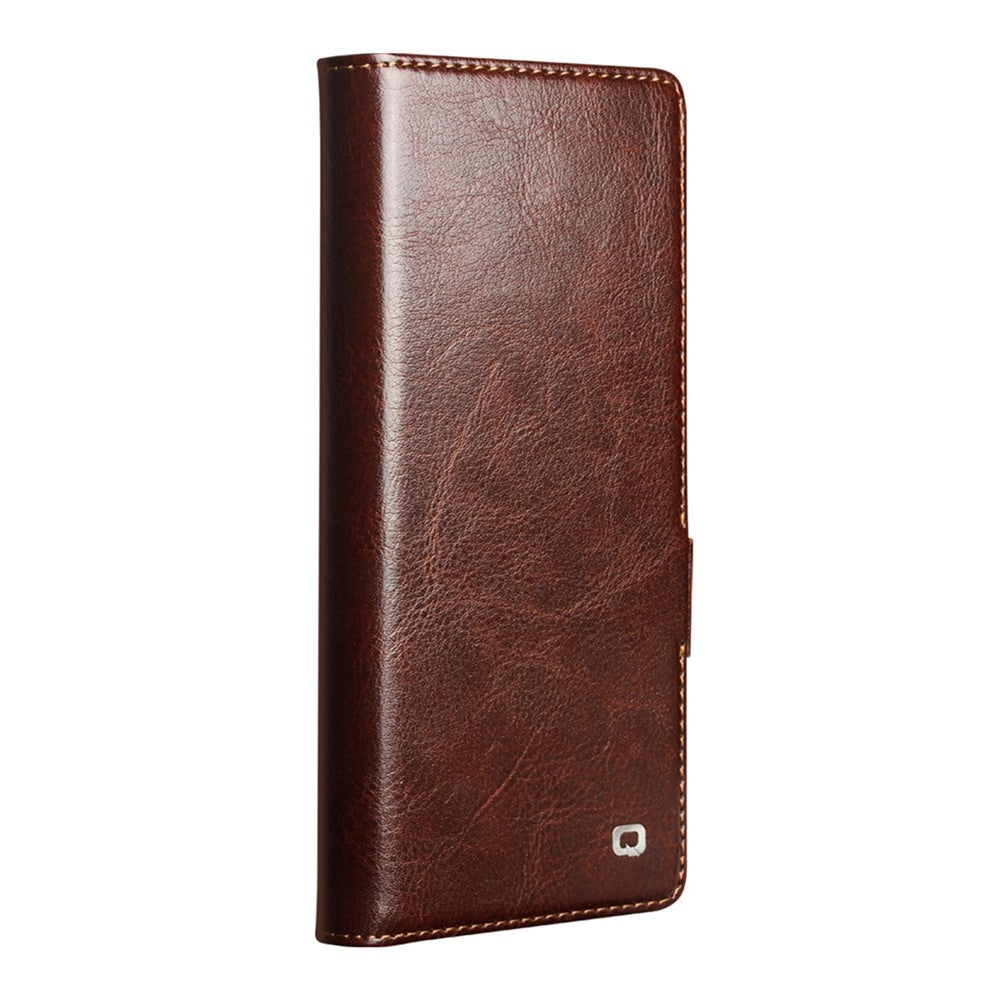 Qialino Genuine Cow Leather Wallet Case - For Samsung Galaxy Z Fold7