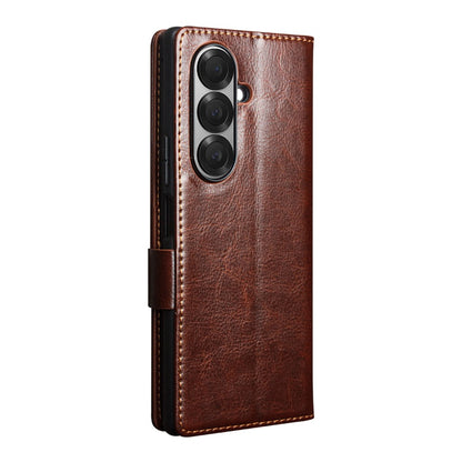 Qialino Genuine Cow Leather Wallet Case - For Samsung Galaxy Z Fold7