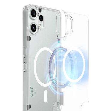 TPU + Acrylic Clear Case Compatible with MagSafe - For Nothing CMF Phone 2 Pro