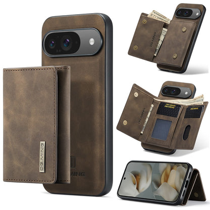 DG.MING M1 Series PU Leather Case with Detachable Wallet - For Google Pixel 10 / 10 Pro