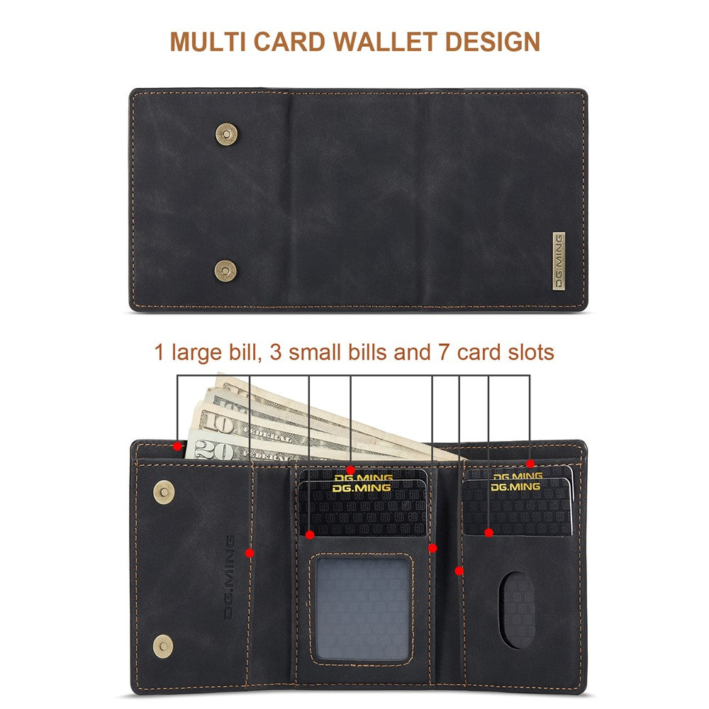 DG.MING M1 Series PU Leather Case with Detachable Wallet - For Google Pixel 10 Pro XL