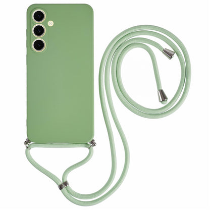 Flexible TPU Fiber Lining Crossbody Case - For Samsung Galaxy S25 FE