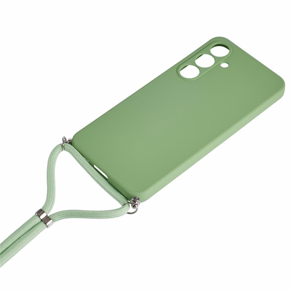 Flexible TPU Fiber Lining Crossbody Case - For Samsung Galaxy S25 FE