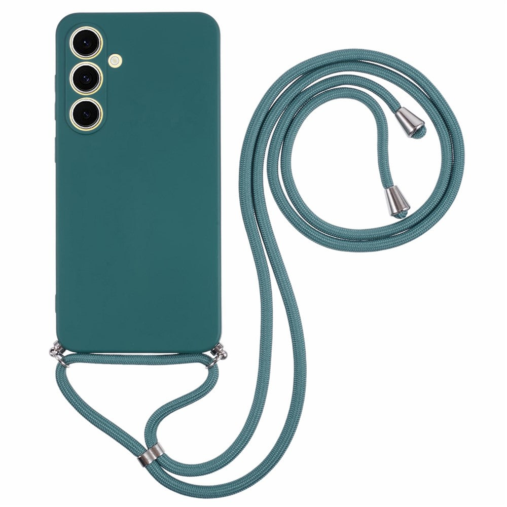 Flexible TPU Fiber Lining Crossbody Case - For Samsung Galaxy S25 FE