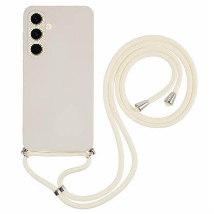 Flexible TPU Fiber Lining Crossbody Case - For Samsung Galaxy S25 FE