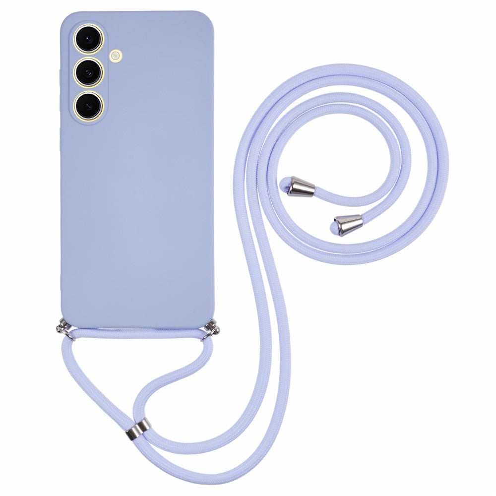Flexible TPU Fiber Lining Crossbody Case - For Samsung Galaxy S25 FE