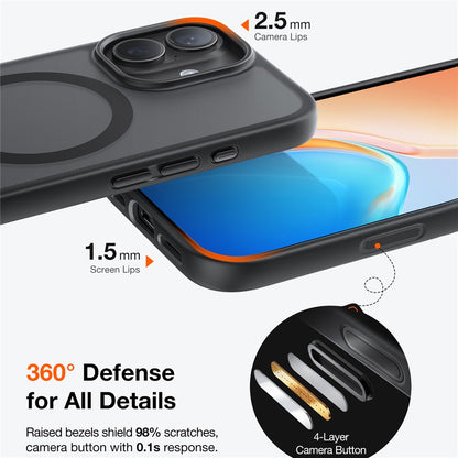 TORRAS Guardian-Mag Series Case Compatible with MagSafe PC+TPU Phone Cover - For iPhone 17