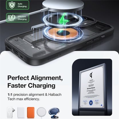 TORRAS Guardian-Mag Series Case Compatible with MagSafe PC+TPU Phone Cover - For iPhone 17