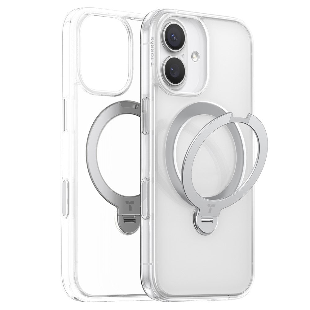 TORRAS Ostand Q3 Spin Series Case Compatible with MagSafe PC+TPU Case - For iPhone 17