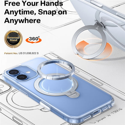 TORRAS Ostand Q3 Spin Series Case Compatible with MagSafe PC+TPU Case - For iPhone 17