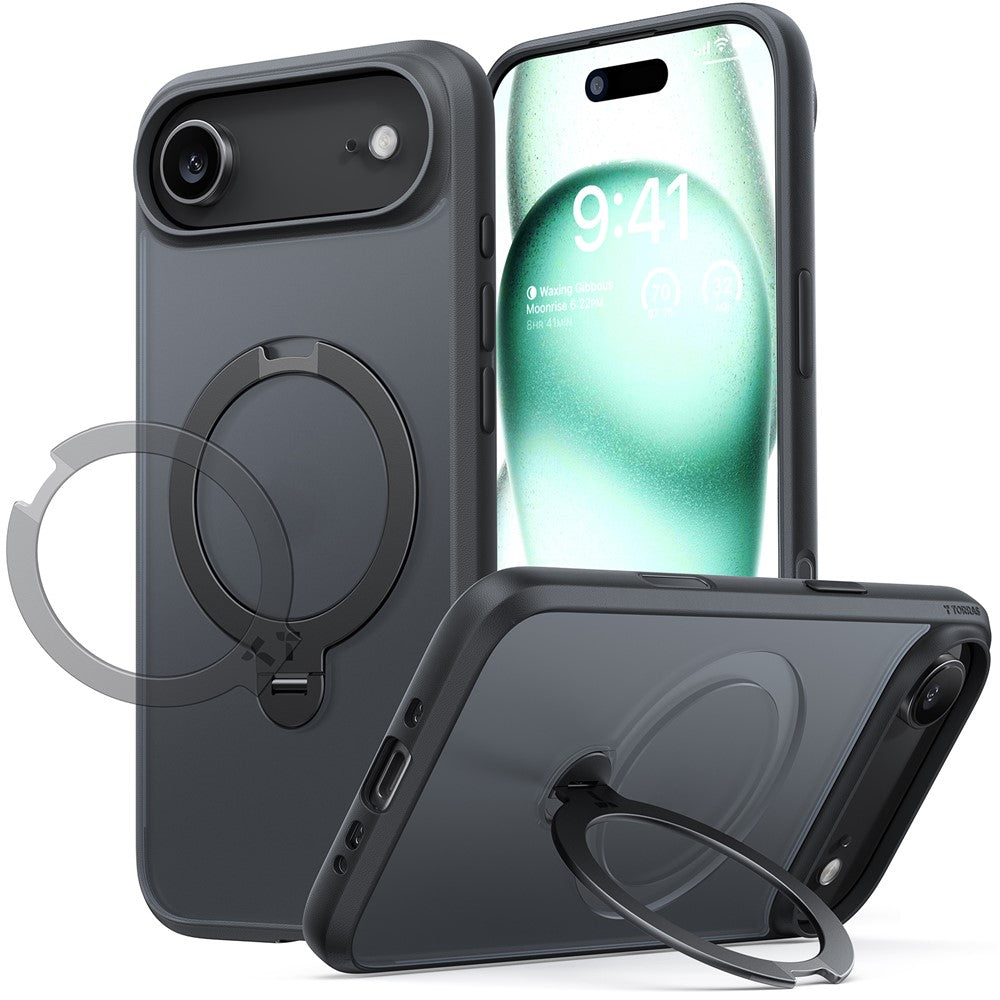 TORRAS Ostand Q3 Spin Series Case Compatible with MagSafe PC+TPU Case - For iPhone Air