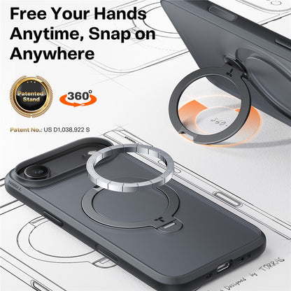TORRAS Ostand Q3 Spin Series Case Compatible with MagSafe PC+TPU Case - For iPhone Air