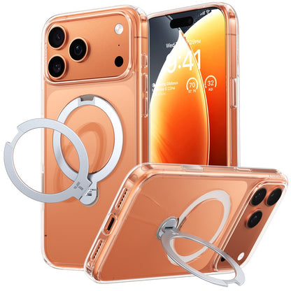 TORRAS Ostand Q3 Spin Series Case Compatible with MagSafe PC+TPU Case - For iPhone 17 Pro