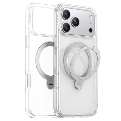 TORRAS Ostand Q3 Spin Series Case Compatible with MagSafe PC+TPU Case - For iPhone 17 Pro
