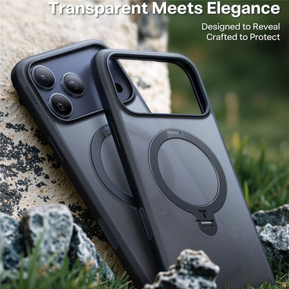 TORRAS Ostand Q3 Spin Series Case Compatible with MagSafe PC+TPU Case - For iPhone 17 Pro Max