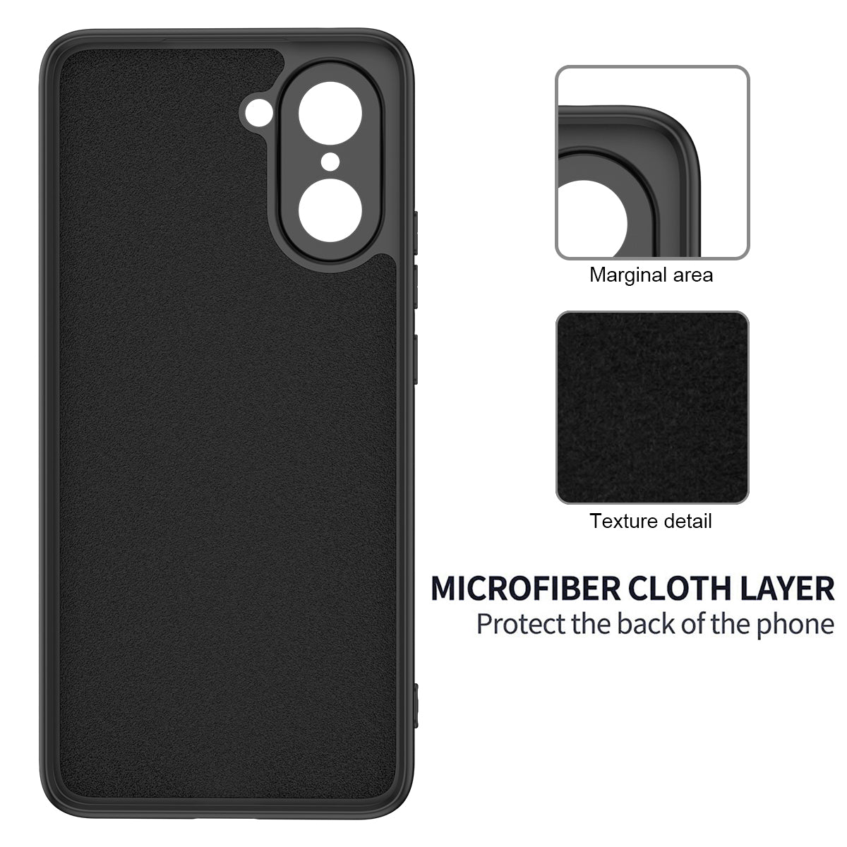 Liquid Silicone Case with Hand Strap - For OnePlus Nord CE5