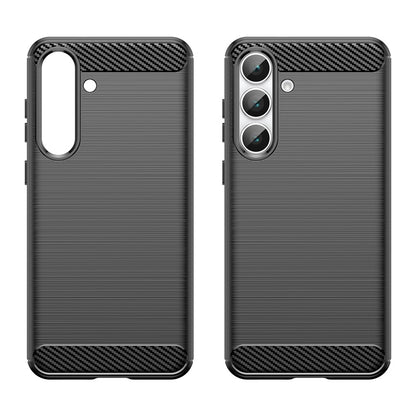 Carbon Fiber Texture Brushed Protective Phone Cover - For Samsung Galaxy S25 FE