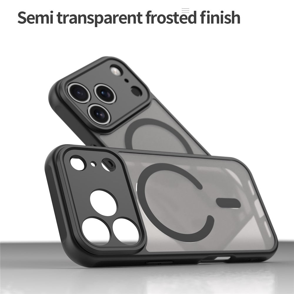 PC + TPU Matte Case Compatible with MagSafe - For iPhone 17 Pro