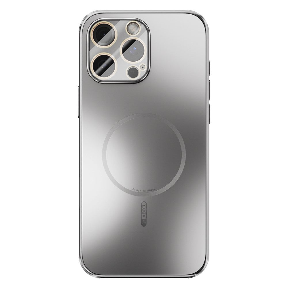 ABEEL Magnetic Case TPU PC Cooling Matte Phone Back Cover with Lens Film - For iPhone 16 Pro