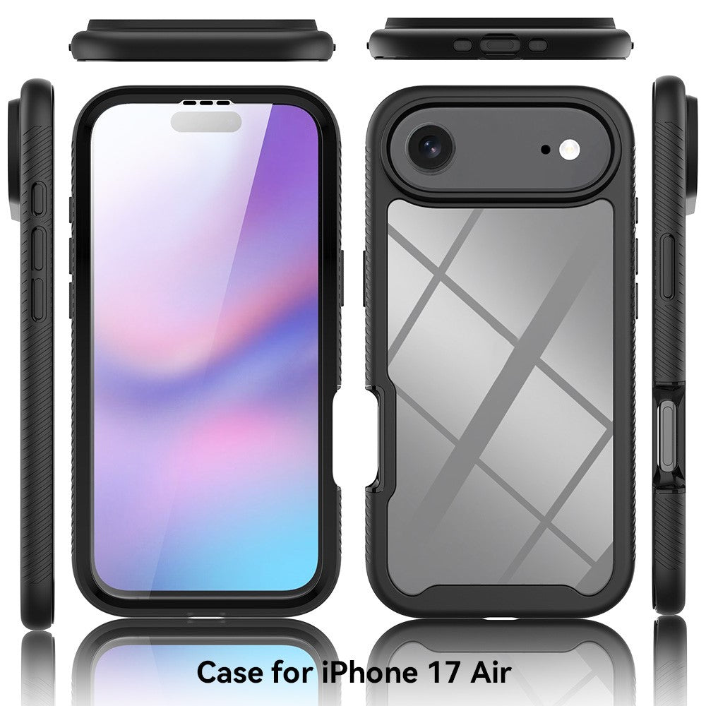 Front & Back PC + TPU Clear Case - For iPhone 17 Air