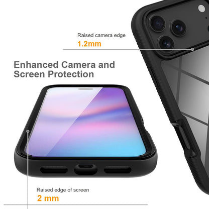 Front & Back PC + TPU Clear Case - For iPhone 17 Pro Max