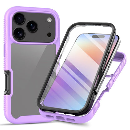 Front & Back PC + TPU Clear Case - For iPhone 17 Pro Max