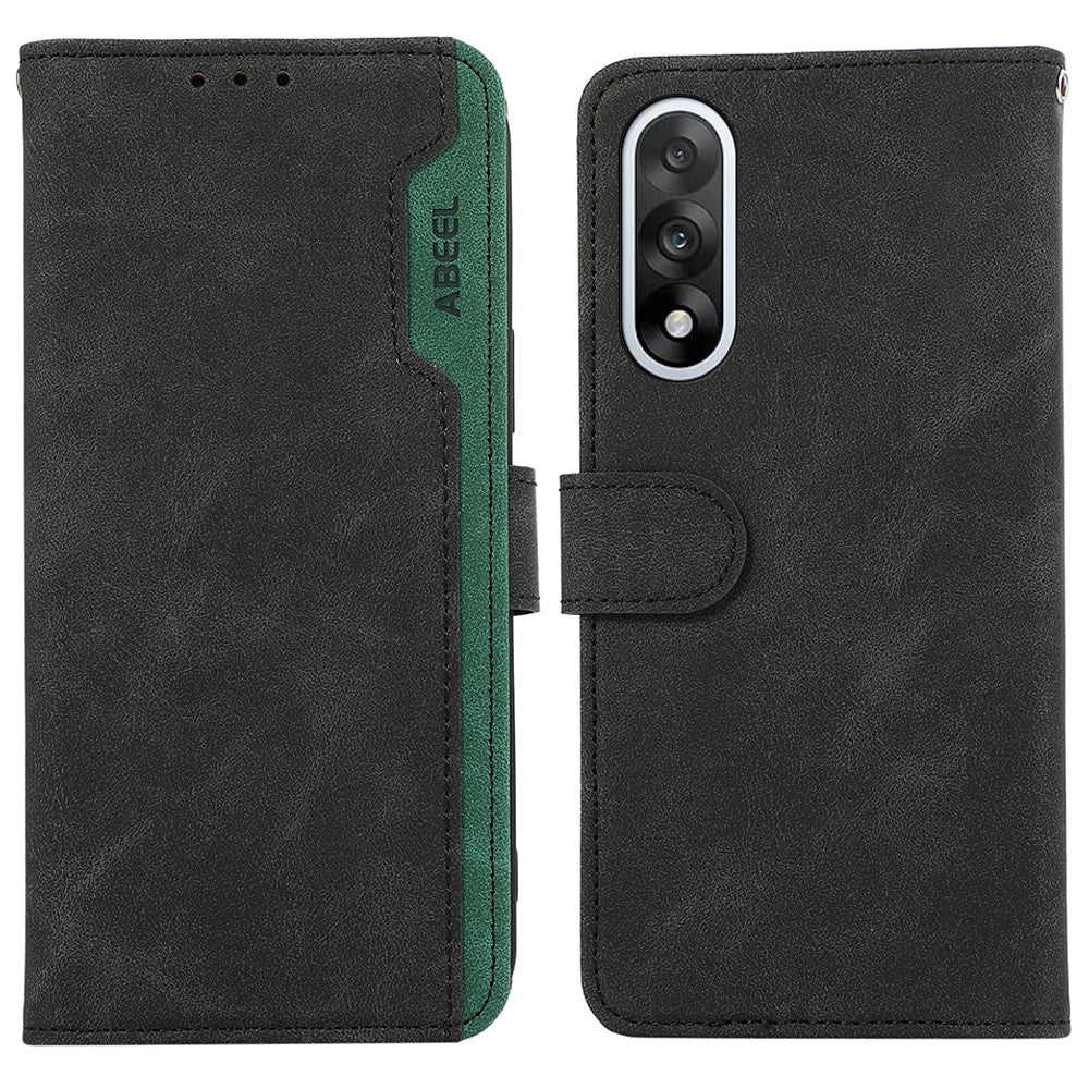 ABEEL Colour Splicing PU Leather Wallet Case - For OnePlus Nord 5 / Ace 5 Ultra