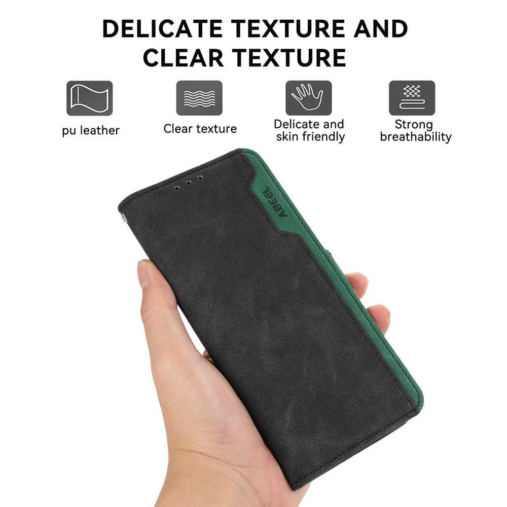 ABEEL Colour Splicing PU Leather Wallet Case - For OnePlus Nord 5 / Ace 5 Ultra