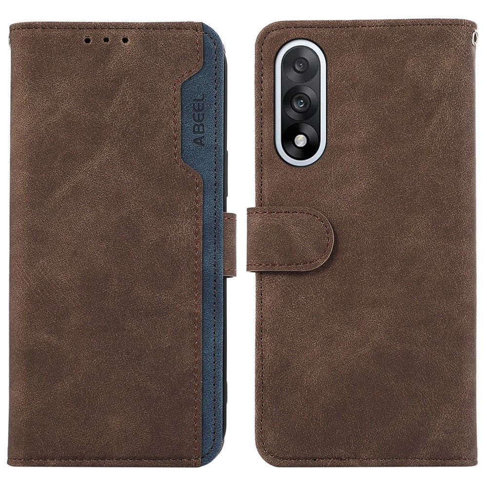 ABEEL Colour Splicing PU Leather Wallet Case - For OnePlus Nord 5 / Ace 5 Ultra