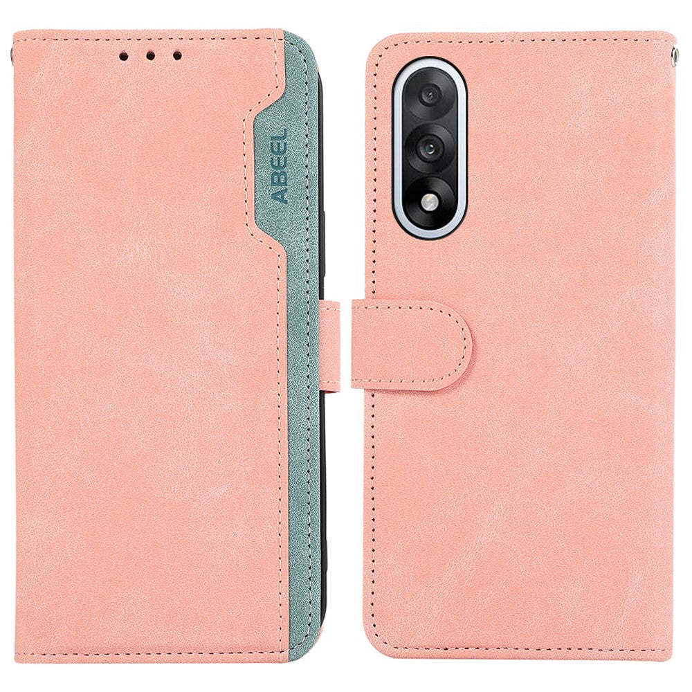 ABEEL Colour Splicing PU Leather Wallet Case - For OnePlus Nord 5 / Ace 5 Ultra