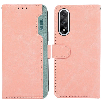 ABEEL Colour Splicing PU Leather Wallet Case - For OnePlus Nord 5 / Ace 5 Ultra