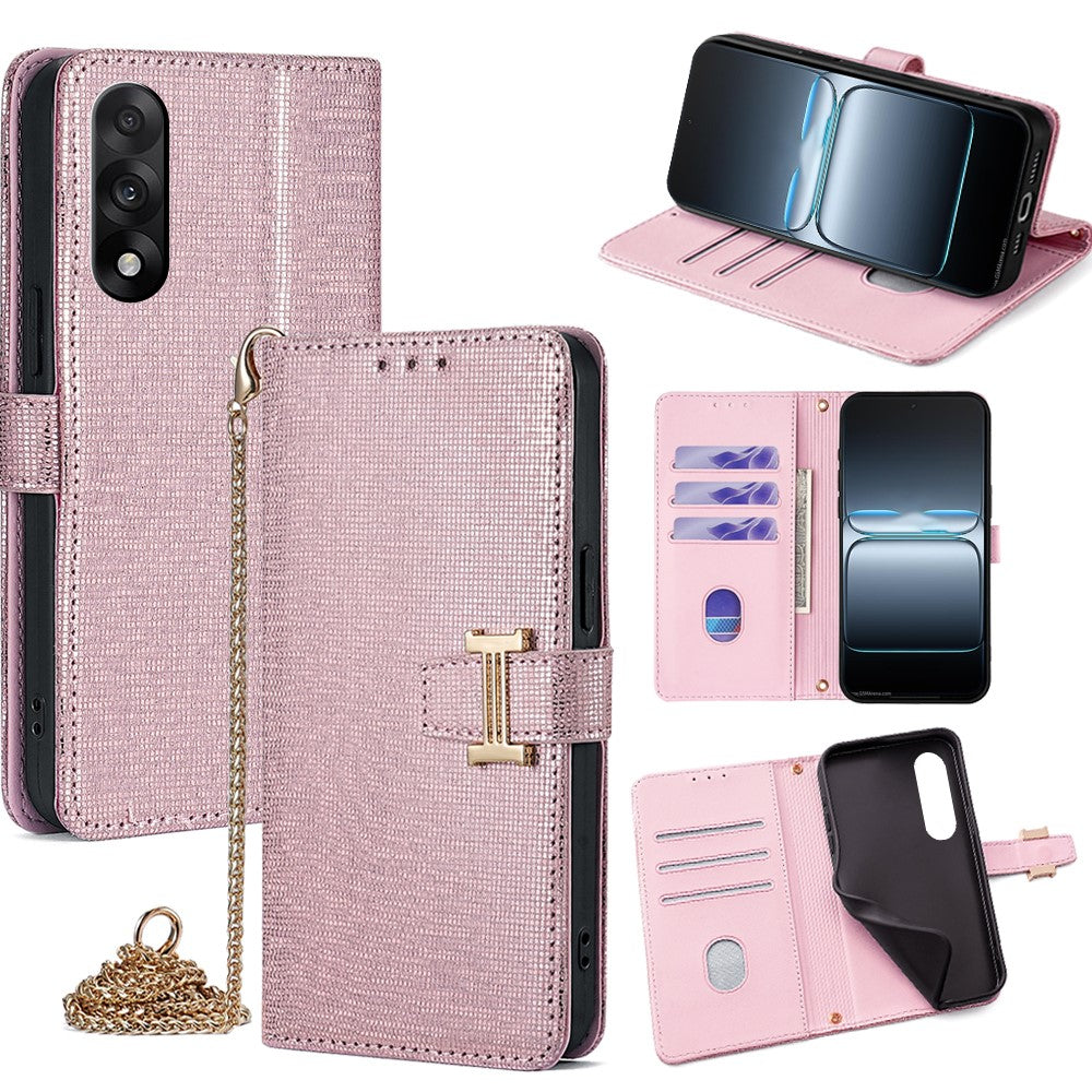Sequins PU Leather Crossbody Wallet Case - For OnePlus Nord 5 / Ace 5 Ultra