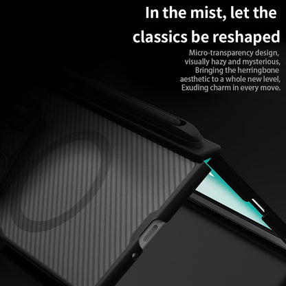 Nillkin CamShield Prop Magnetic Translucent Series Case with Stylus Pen - For Samsung Galaxy Z Fold7