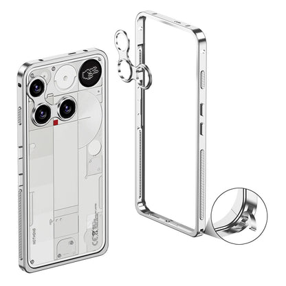 Bumper Case Metal Frame Heat Dissipation Cover with Lens Protector - For Nothing Phone (3)