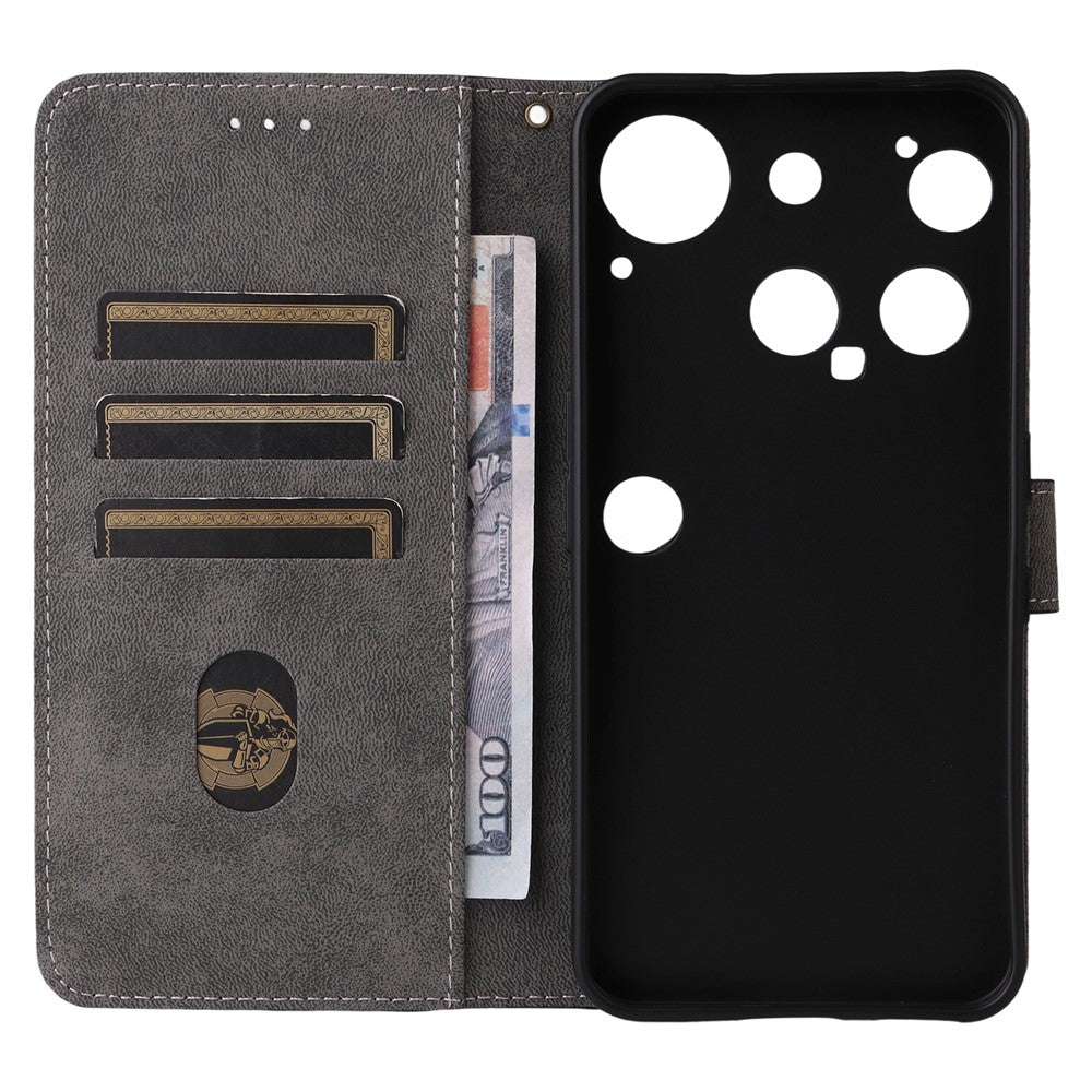 Wallet RFID Blocking PU Leather Phone Case Cover Stand with Strap - For Nothing Phone (3)