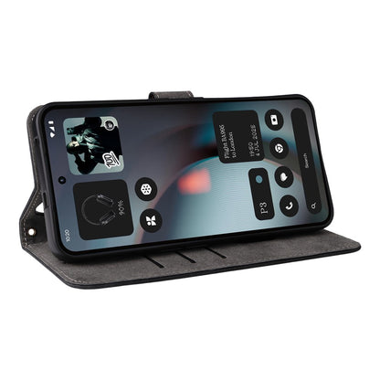 Wallet RFID Blocking PU Leather Phone Case Cover Stand with Strap - For Nothing Phone (3)