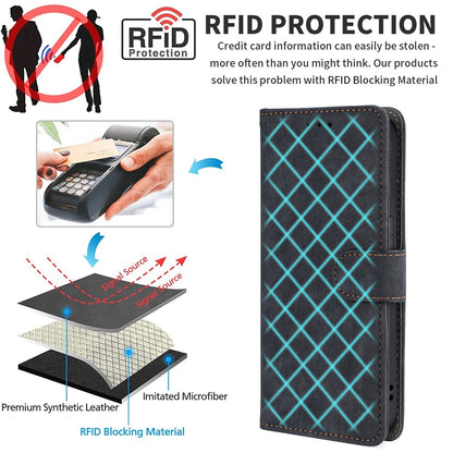 Wallet RFID Blocking PU Leather Phone Case Cover Stand with Strap - For Nothing Phone (3)