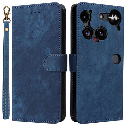 Wallet RFID Blocking PU Leather Phone Case Cover Stand with Strap - For Nothing Phone (3)