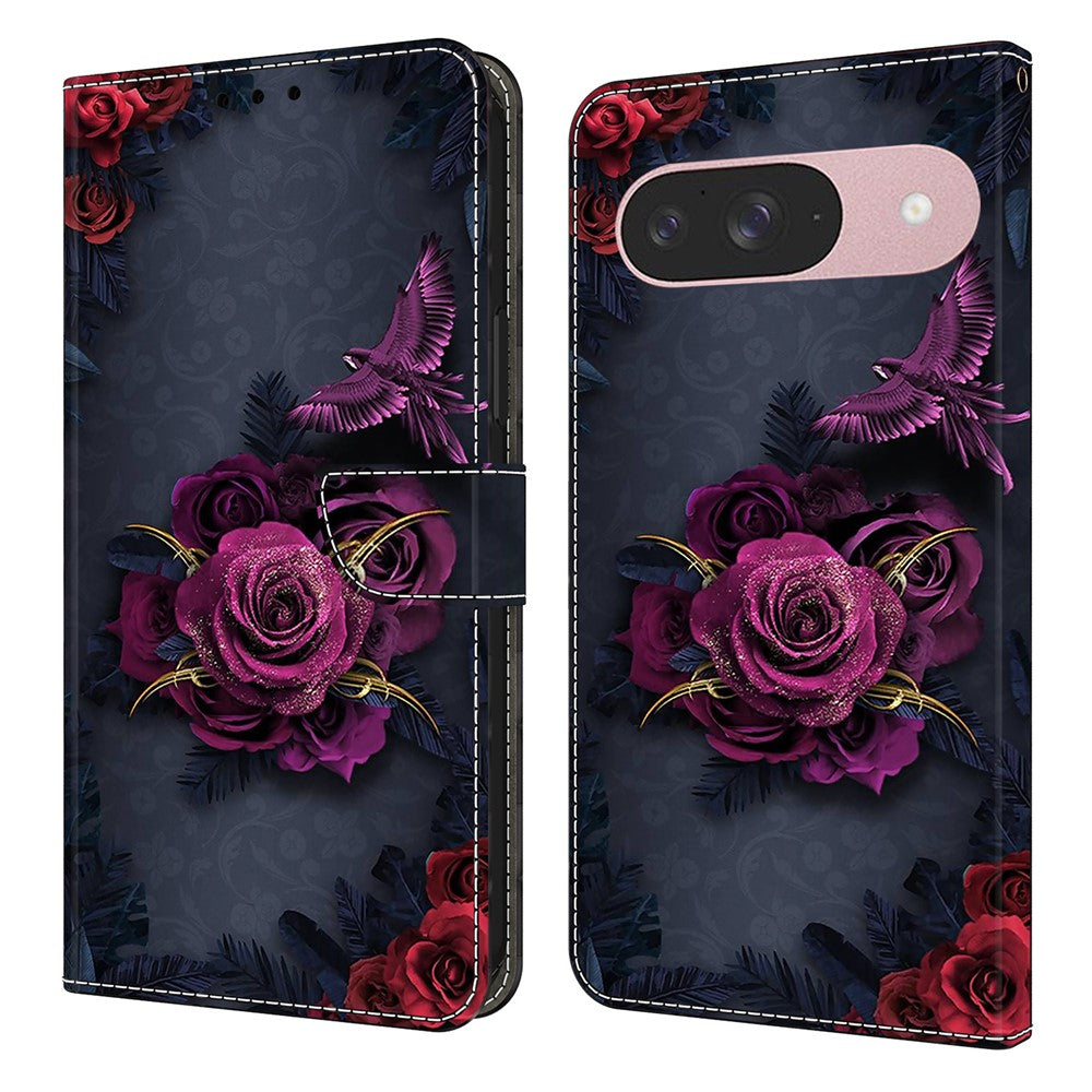 Pattern Printing PU Leather Wallet Case - For Google Pixel 10 Pro / 10