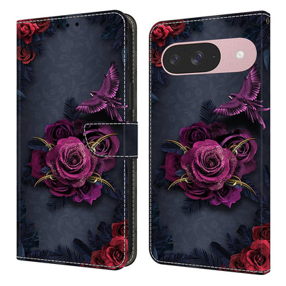 Pattern Printing PU Leather Wallet Case - For Google Pixel 10 Pro / 10