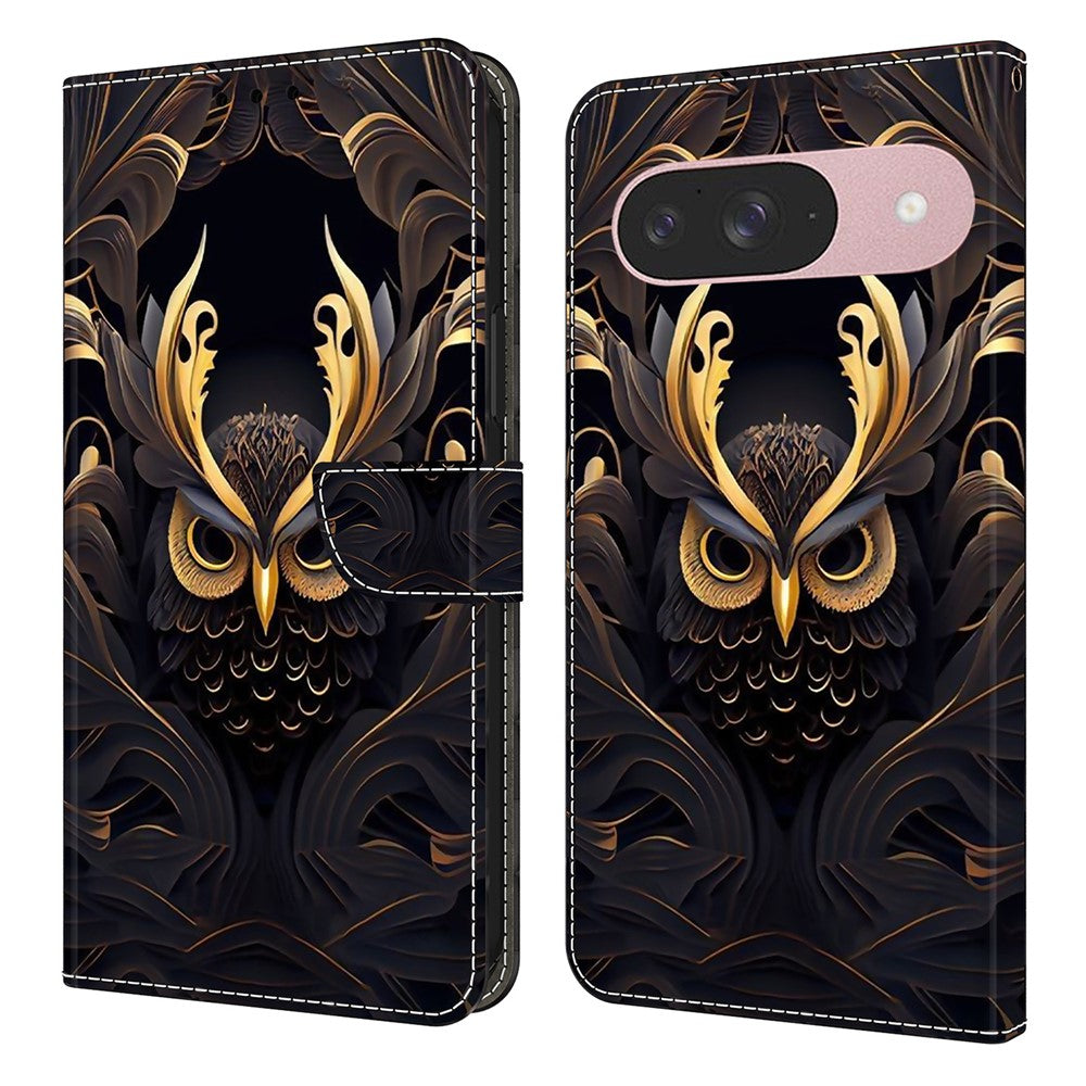 Pattern Printing PU Leather Wallet Case - For Google Pixel 10 Pro / 10