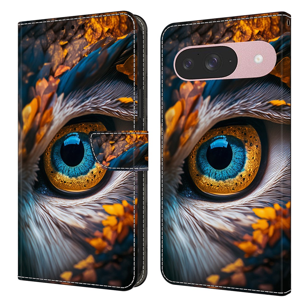 Pattern Printing PU Leather Wallet Case - For Google Pixel 10 Pro / 10