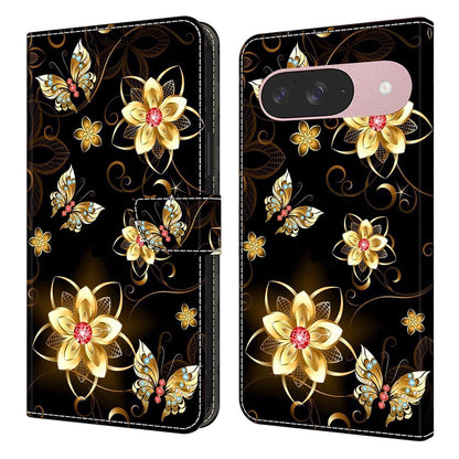 Pattern Printing PU Leather Wallet Case - For Google Pixel 10 Pro / 10