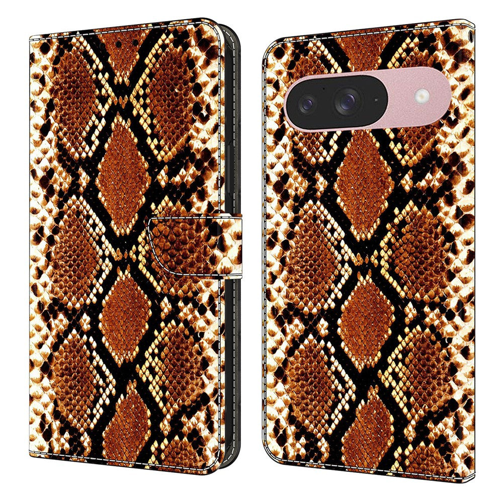 Pattern Printing PU Leather Wallet Case - For Google Pixel 10 Pro / 10
